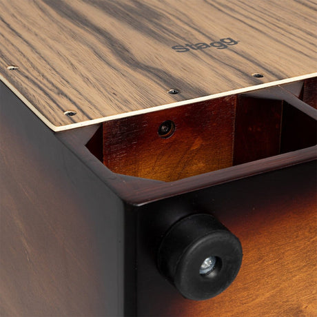 Stagg Cannon Cajon Ebony Finish Hand Percussion Stagg - RiverCity Rockstar Academy Music Store, Salem Keizer Oregon