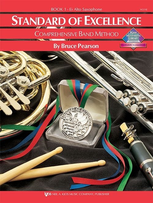 Standard of Excellence Book 1 - E♭ Alto Saxophone Band Method Books Kjos Publishing - RiverCity Rockstar Academy Music Store, Salem Keizer Oregon