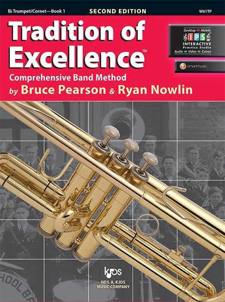 Tradition of Excellence Book 1 - B♭ Trumpet/Cornet Band Method Books Kjos Publishing - RiverCity Rockstar Academy Music Store, Salem Keizer Oregon