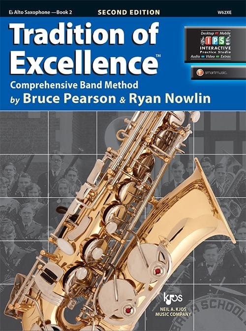 Tradition of Excellence Book 2 - E♭ Alto Saxophone  Kjos Publishing - RiverCity Rockstar Academy Music Store, Salem Keizer Oregon