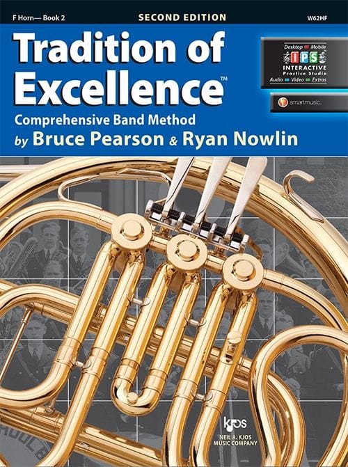 Excellence Book 2 - F Horn Band Method Books Kjos Publishing - RiverCity Rockstar Academy Music Store, Salem Keizer Oregon