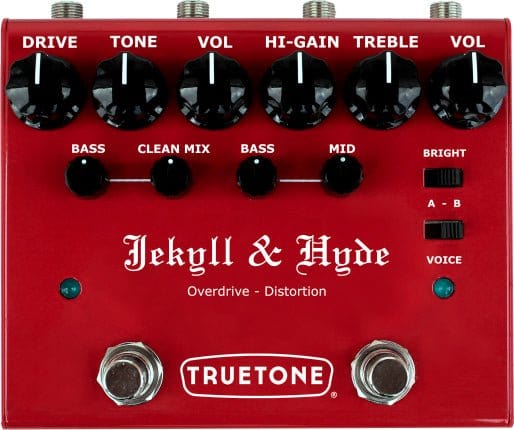 Truetone Jekyll & Hyde V3 Overdrive-Distortion Pedal Pedals TrueTone - RiverCity Rockstar Academy Music Store, Salem Keizer Oregon