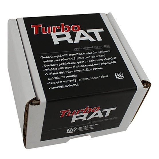 Turbo RAT Distortion Pedal - Intense, Analog Guitar Effect