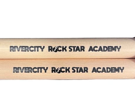 Zildjian 5A RiverCity Branded Hickory Drumsticks Sticks Zildjian - RiverCity Rockstar Academy Music Store, Salem Keizer Oregon
